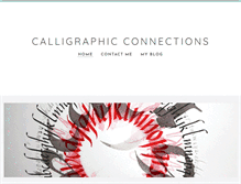 Tablet Screenshot of calligraphicconnections.com